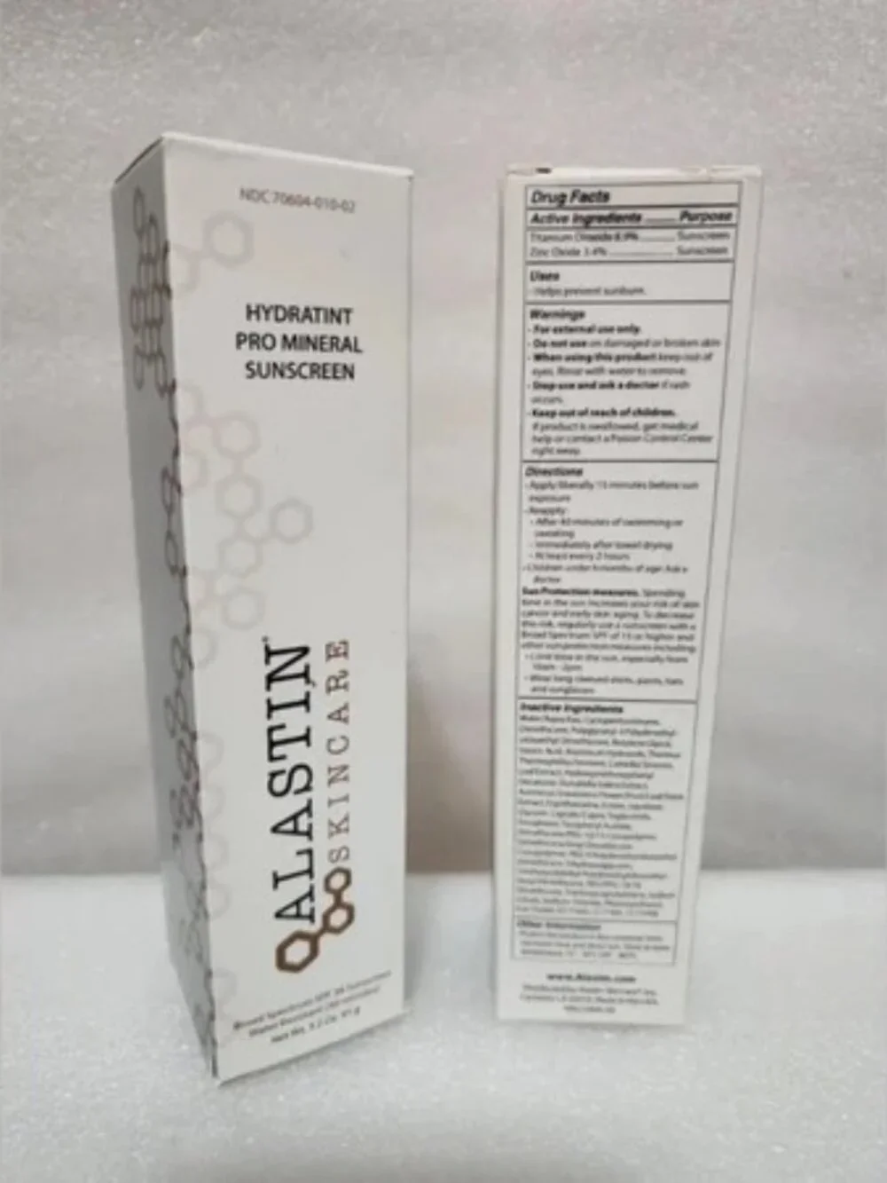 Alastin Hydratint Pro Mineral Broad Spectrum Sunscreen SPF36 (3.2oz/91g) AUTH*